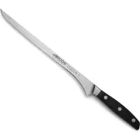 Arcos COUTEAU À JAMBON MANHATTAN - Couteau long et fin à lame flexible et à tranchant lisse. Spécialement conçu pour couper le jambon et autres gros morceaux de viande.