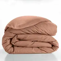Douceur d'intérieur Housse de couette - - LINA - Coton - 240x220cm - Rose
