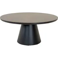 In And OutdoorMatch Table - Ø160x74 cm - Aluminium - Pierre frittée