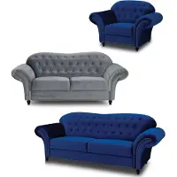 Xl Moebel Gmbh Chesterfield Sofagarnitur Couch Polster Möbel 3+2+1 Samt Stoff Couchen