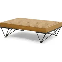 AEA Table en bois chic Outdoor Meubles de luxe Table de jardin Table basse noble