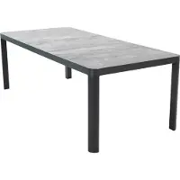 In And OutdoorMatch Table - 220x100x74 cm - Aluminium - Plateaux en céramique