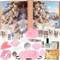 Ed Brubaker Calendrier de l'Avent XXL Cosmetics 2026 - Le grand calendrier de Noël beauté à déplier - Calendrier en forme de livre pour femmes et filles