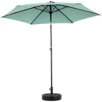 StarTech.com Parasol d'extérieur - Parasol de plage et de jardin - 23 cm - Protection UV - Toile en toile - Sans pied - Vert clair