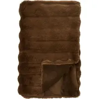 Zesso House Collection Couverture douillette 130 x 180 cm Halvar Brown