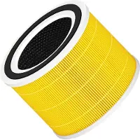 INF Filtre de remplacement pour purificateur d'air Levoit Core 300S Jaune