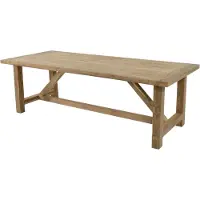 In And OutdoorMatch Table - Castle - 240x100x76 cm - Teck recyclé - Country Design