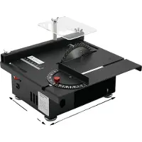 OEM Mini scie de table, moteur puissant, angle de coupe réglable, noir