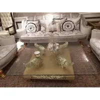 AEA Baroque Rococo Extra classe table basse table d'appoint canapé tables basses Nouveau verre