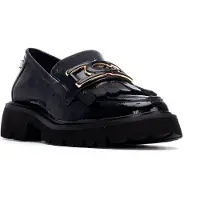 Carmela pour femme. 16269801-NEGRO Mocassins 162698 noir (40), 1 à 3 cm, Aucun, Casuel, Vernis