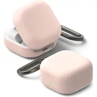 Ringke Étui en silicone pour Samsung Galaxy Buds 4, 4 Pro - rose