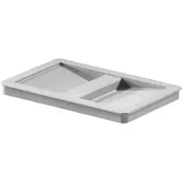 Hailo 1068589 Couvercle 209x240x25mm pour poubelle 7 8,5 10 L. Système de collecte des déchets