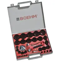 Boehm Emporte-pieces / Decoupe-joints Désignation Mallette Polypro 29 Emporte-pièces ø2 à 50mm