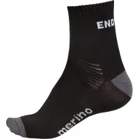 Endura Baabaa Merino Half Long Socks Noir EU 37-39 1/2 Homme