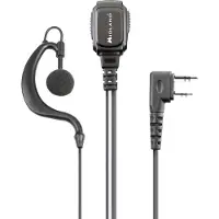 Midland MA21-LK PRO casque Avec fil Crochets auriculaires Noir
