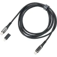 Troika SPEEDY XL Câble de charge high-Speed, noir (2 m, USB 2.0, 100 W)