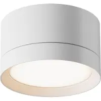 Maytoni Plafonnier, aluminium, 1 flamme, blanc, D 8,5 cm