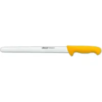 Arcos Couteau à saucisse couleur - Prof 293400 en acier inoxydable Nitrum et mangue lame ergonomique jaune en polypropylène et 30 cm de lame, vitrine