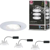 Paulmann LED encastré Calla set de base orientable
