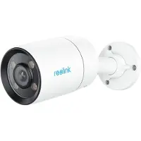 Reolink ColorX Series P320X - Caméra extérieure 4 MP, vision nocturne en vraies couleurs, PoE, éclairage chaud réglable 3000 K