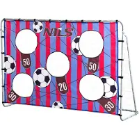 Northix But de football 2 en 1 avec filet et panneau cible