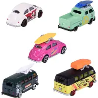 Majorette Ensemble de 5 voitures en métal Volkswagen The Originals