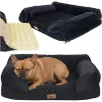 Northio Coussin orthopédique pour animaux de compagnie, petit modèle, en mousse, antidérapant, housse lavable