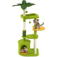 Northix Arbre à chat avec plateformes et poteaux à griffer, 122 cm