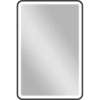 Northio Miroir de salle de bain LED, 90 x 60 cm, intensité réglable, 3 couleurs, noir