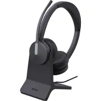 Yealink BH70 Dual - casque - supra-auriculaire - Bluetooth - sans fil - annulation active du bruit - USB-A via adaptateur Bluetooth - noir - optimisé pour les communications unifiées (1208693)
