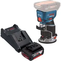 Bosch GKF 18V-8 Professional Affleureuse sans fil 18 V 8,0 mm Brushless + 1x batterie 5,0 Ah + chargeur