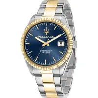 Maserati Montre à affichage analogique argent