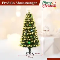 Northix Sapin de Noël artificiel de 150 cm avec lumières et étoile au sommet