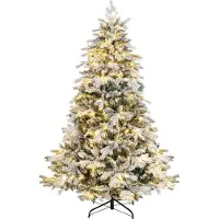 Northix Sapin de Noël artificiel de 180 cm avec 260 LED blanc chaud