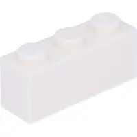 LEGO 25 pièces , pièce c. 3622 en blanc