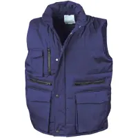 Result Gilet sans manches Lance pour homme avec nombreuses poches, coupe-vent, déperlant LT171 (3XL) (bleu roi)