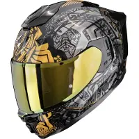 Scorpion Casque Exo-1500 Air Apus, noir/gris/doré, taille S (55/56)