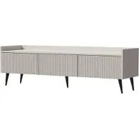 AX Living Buffet TV Acaddo - Largeur 150 cm, Moderne en Cachemire