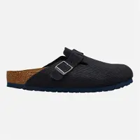 Birkenstock Homme Boston Sabots En Velours Côtelé Midnight