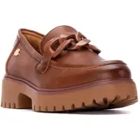 Xti pour femme. 14449103-CAMEL Mocassins 144491 marron (37), 3 à 5 cm, Aucun, Casuel, Classique