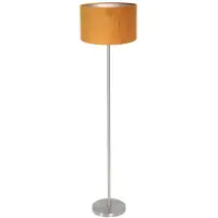 Mexlite - lampadaire - Noor - or acier - métal textile - lampe d'ambiance - E27 - 4431ST