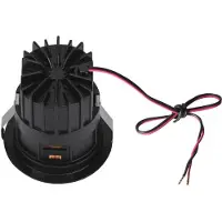 SLV Spot LED encastrable Horn noir avec or - approfondi - 3000K