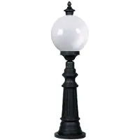 Ks Verlichting Lampadaire Jardin globe Madeira 87cm avec boule de 25cm - anthracite