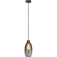 Masterlight Lampe suspendue en verre Olive Ø 15cm - cacao