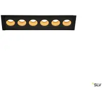 SLV Lampe encastrée LED Milandos 6-lichts 6x130 lumens noir