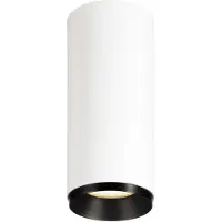 SLV Spot en saillie Numinos S cylindre blanc/noir 3000K - 24 deg