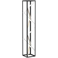 Eglo Lampadaire design Penela noir avec de l'or