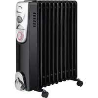 Ardes Radiateur électrique à bain d'huile 11 éléments 2500W noir programmable OILO11T