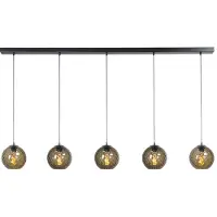 Masterlight Lampe suspendue pour table à manger Baloton 5 lumières
