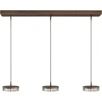 Masterlight Lampe pendante à 3 lampes Imperia 100 cm marron cacao